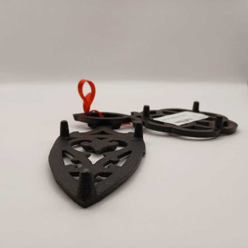 Pair of Small Iron Trivets