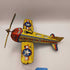 1940's Chein tin windup airplane working don't wind until you buy it