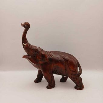 Wood carved elephant