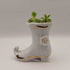 Victorian Boot Porcelain w/Succulent