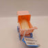 1940's Renewal baby & buggy with blue wheels