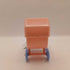 1940's Renewal baby & buggy with blue wheels