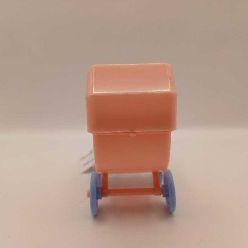 1940's Renewal baby & buggy with blue wheels