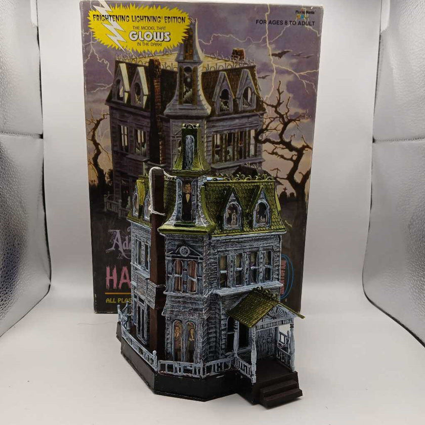 Adam's Family Haunted House built model & box