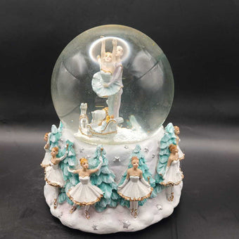 Ballerina Snow Globe - Nutcracker Music Box