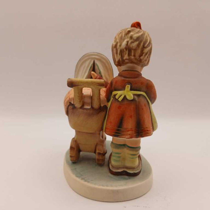 Hummel Girl and a baby stroller 1979-1990