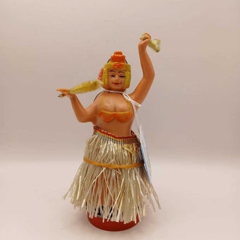 1960's Japan wind-up toy Hula girl