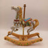 Vintage rocking porcelain carousel horse