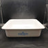 Vtg Corning Blue Cornflower Brownie Baking Dish/Square Baking Dish ca1970