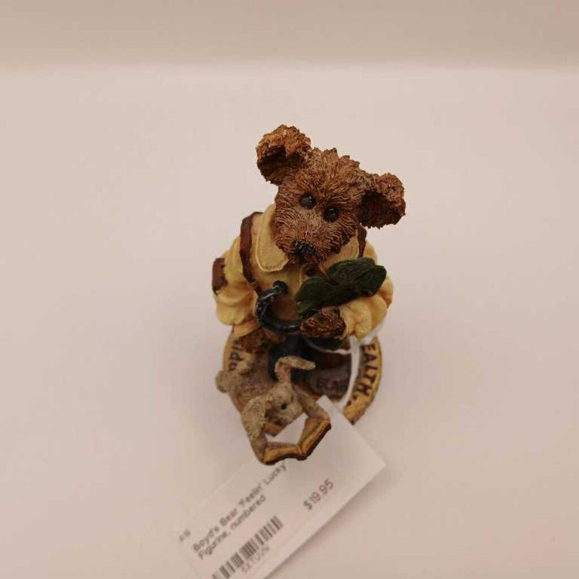 Boyd's Bear 'Feelin' Lucky' Figurine, numbered