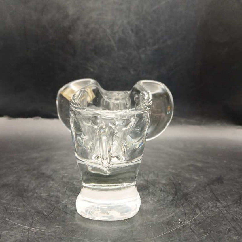 French Vannes Glass Elephant Pipe Rest/Ashtray