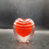 Blown Glass Red Heart Paperweight
