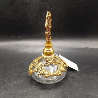 Vintage 24 Karat Gold Plated Perfume Bottle