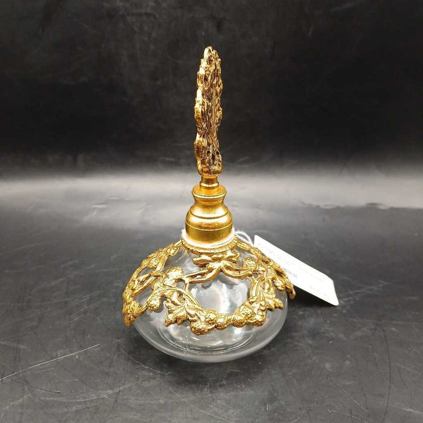 Vintage 24 Karat Gold Plated Perfume Bottle