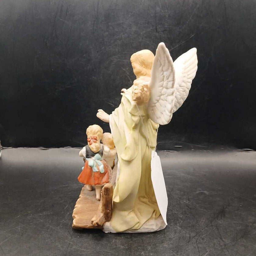 Vtg Lefton china Guardian Angel and children