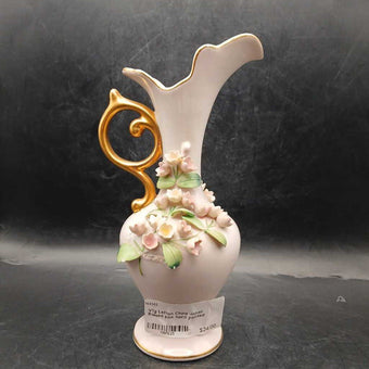 Vtg Lefton China Japan Raised pink hand painted