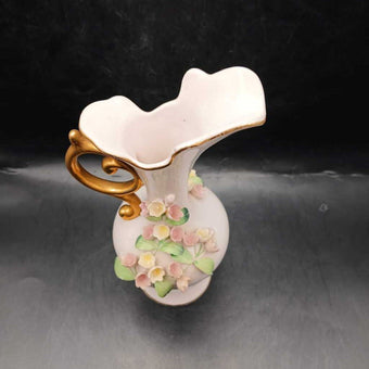 Vtg Lefton China Japan Raised pink hand painted