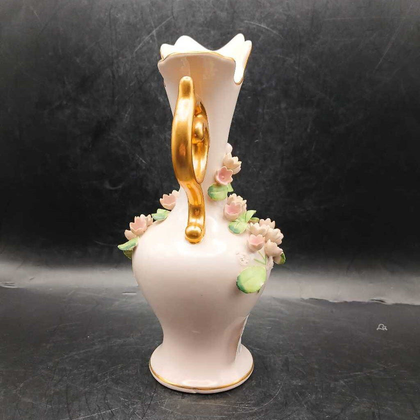 Vtg Lefton China Japan Raised pink hand painted