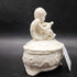 Vintage Cherub Angel Bisque Trinket Box