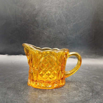 Amber Glass Creamer