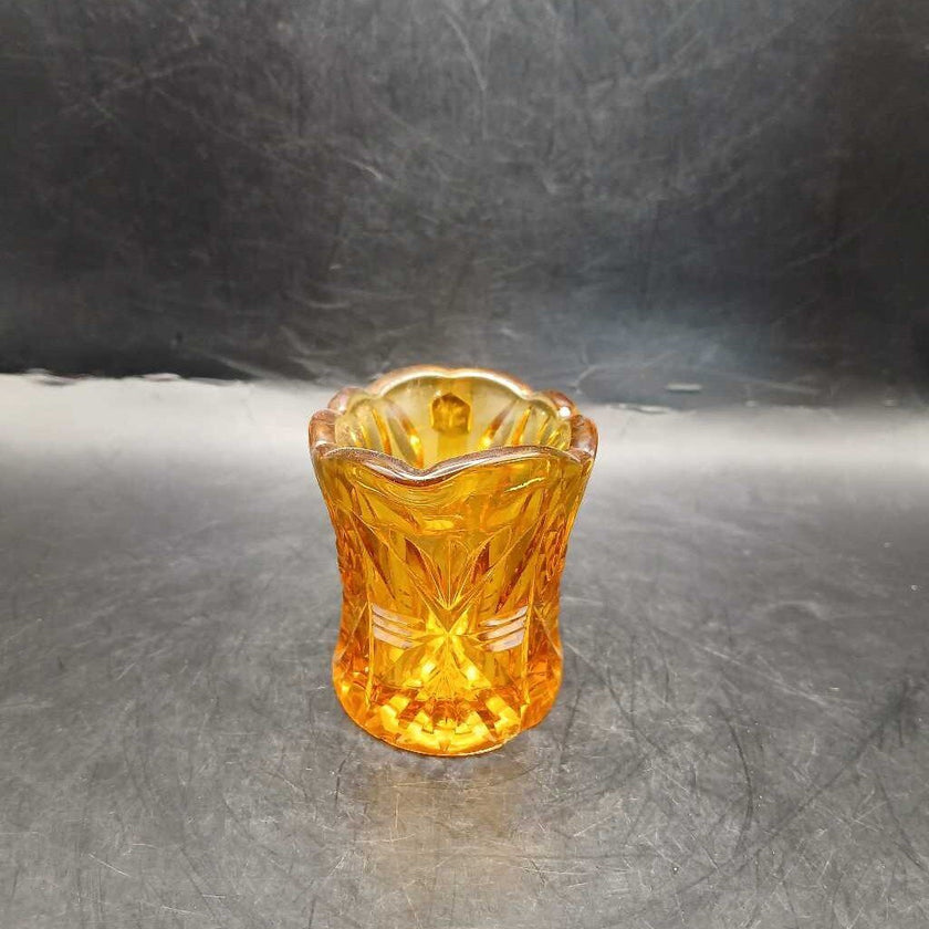 Amber Glass Creamer