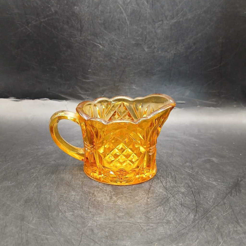 Amber Glass Creamer