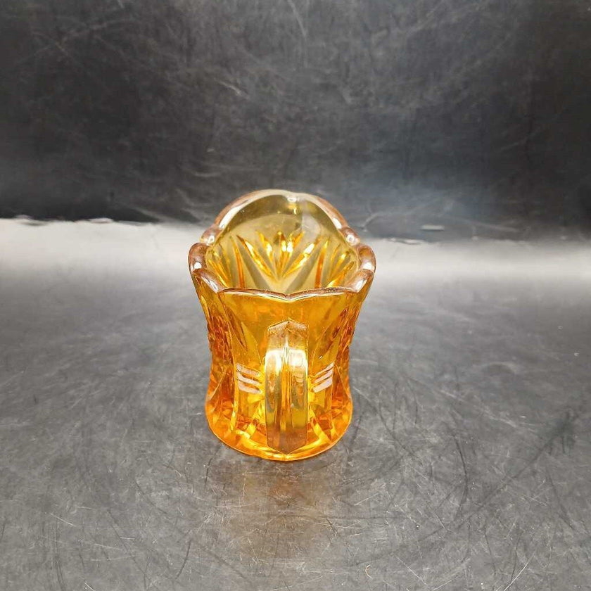 Amber Glass Creamer