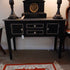 Black studded console table