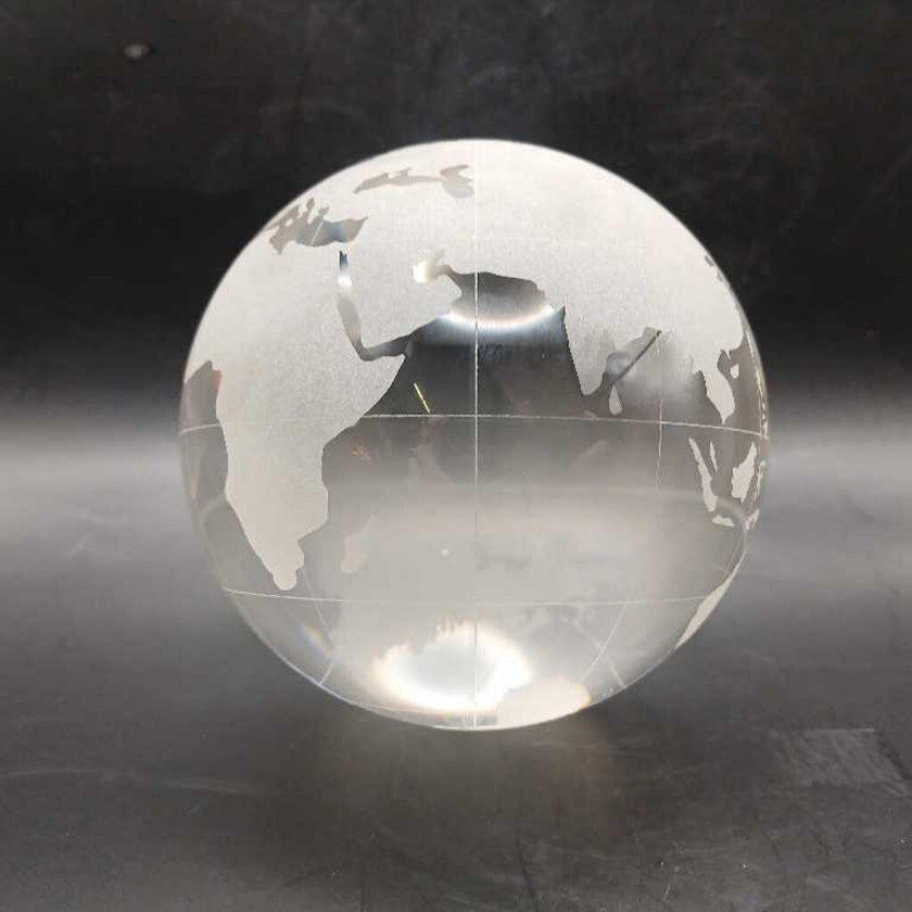 Crystal Globe with Crystal Base
