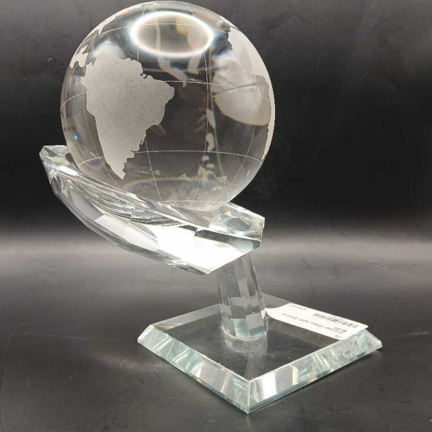Crystal Globe with Crystal Base
