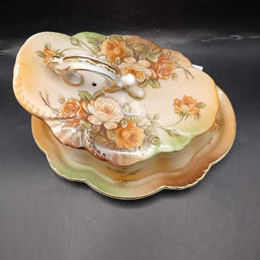 VTG R.S. Prussea , Covered Cheese dish