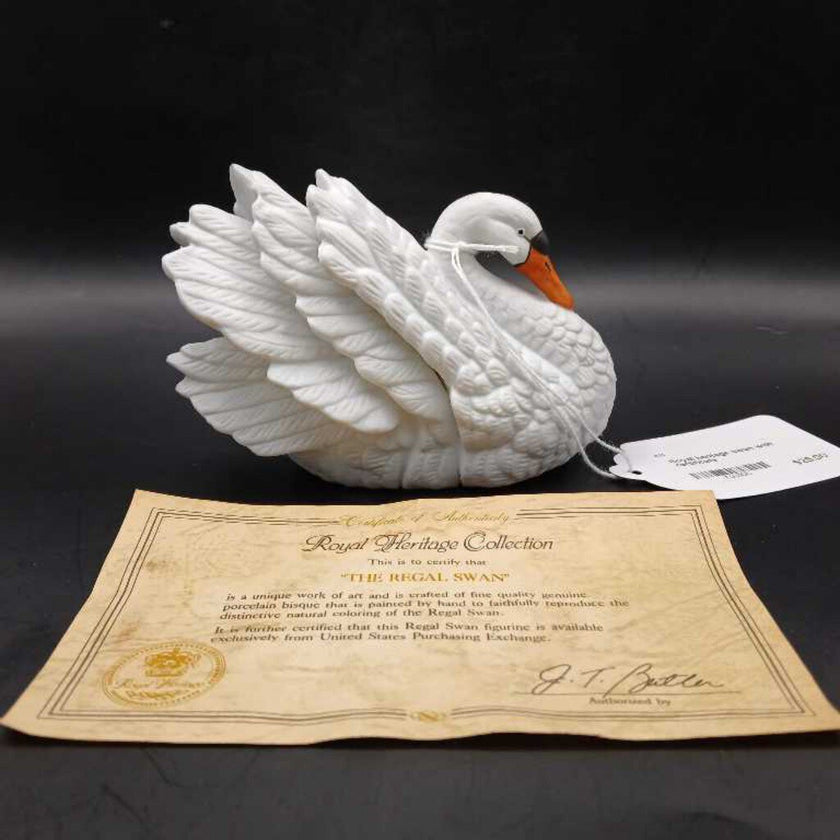 Royal Heritage Swan with Certificate