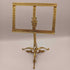 Brass business card stand