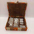 Vtg mother of pearl caviar spreader/knife set of 6 in original box