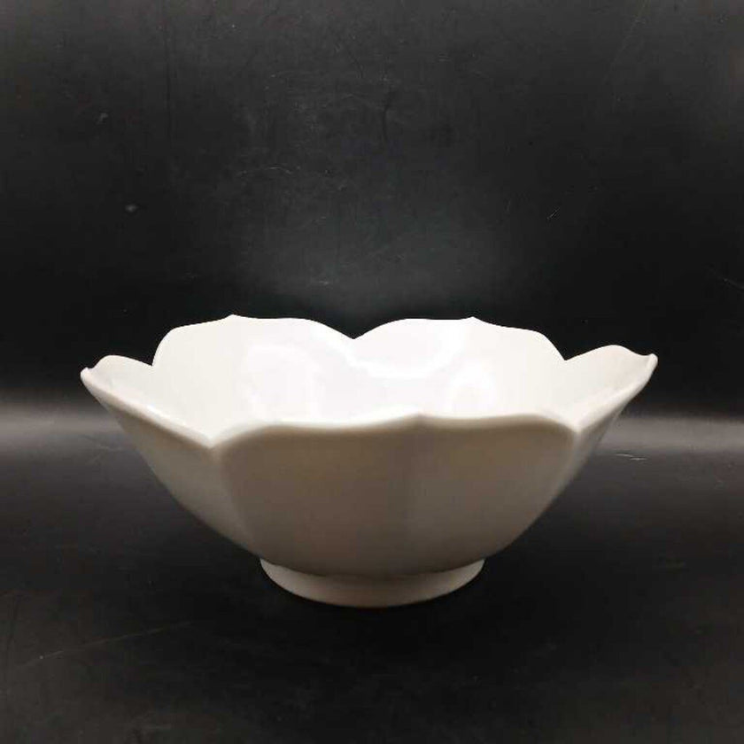 White Japanese Lotus Bowl