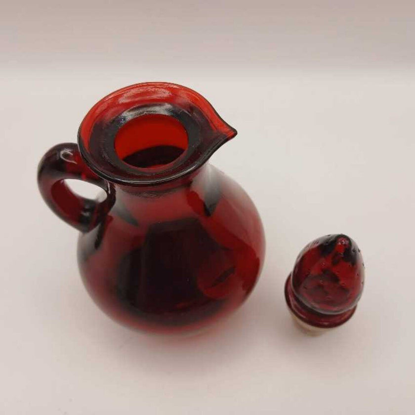 Vtg Avon Ruby Red Bottles - 2 pcs