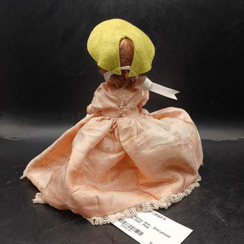 VTG Nancy Ann , Storybook Bisque Doll , Pink