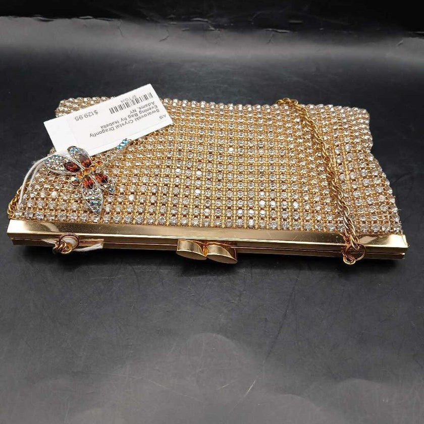 Swarovski Crystal Dragonfly Evening Bag by Isabella Adams, NY