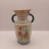 Vintage handled Lusterware vase with rose design