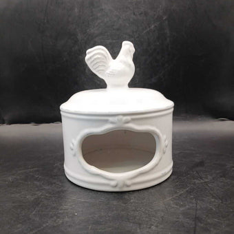 VintageRooster kitchen sponge holder/cotton ball holder