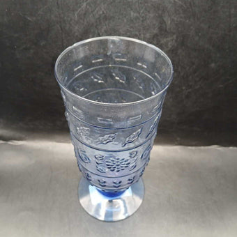 Tender leaves blue by Mikasa tea glass 20 ounce