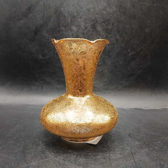 Vintage gold balloon vase