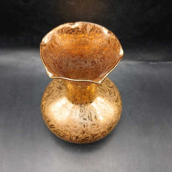 Vintage gold balloon vase