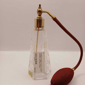 Antique intaglio flower crystal atomizer perfume model