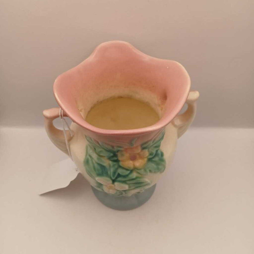 Hull pottery wildflower double handle vase