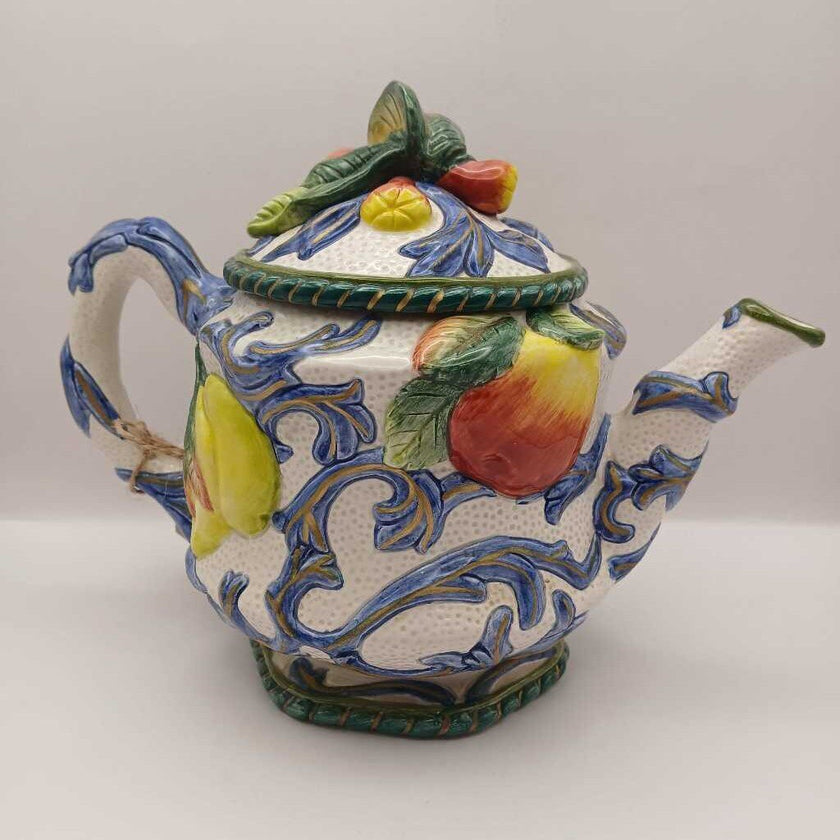 Fitz and Floyd Fruit tea pot