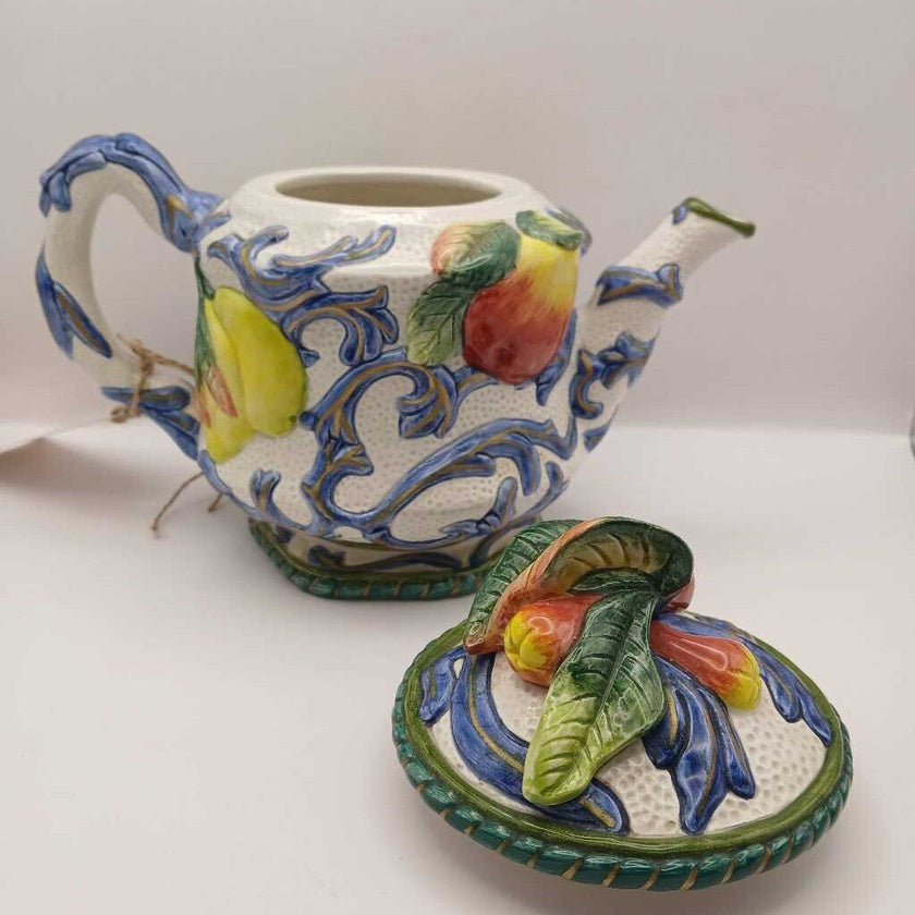 Fitz and Floyd Fruit tea pot