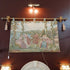 Large tapestry w/rod and tassels
