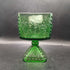 VTG 1950's Emerald Green , Indiana Glass Pedestal Candy Dish