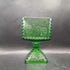VTG 1950's Emerald Green , Indiana Glass Pedestal Candy Dish